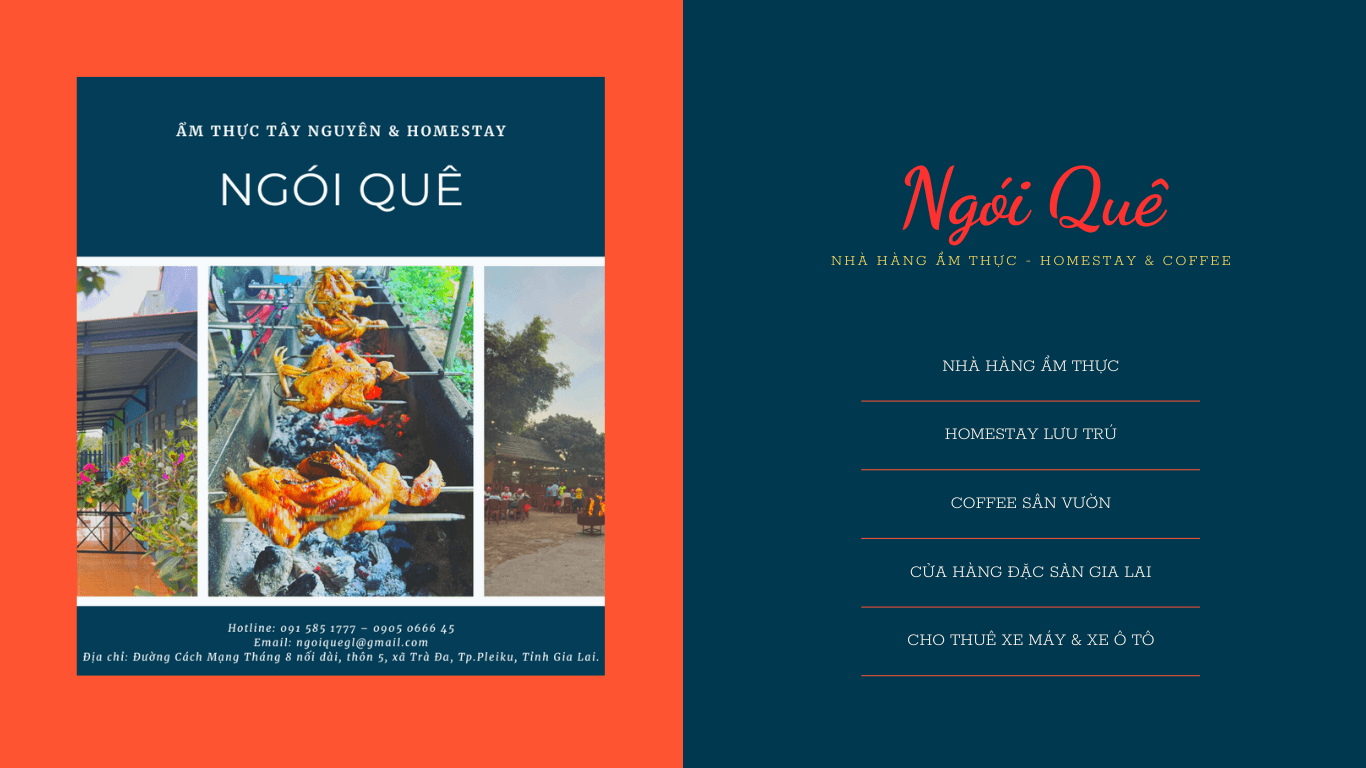 Ẩm Thực - Homestay Ngói Quê Gia Lai