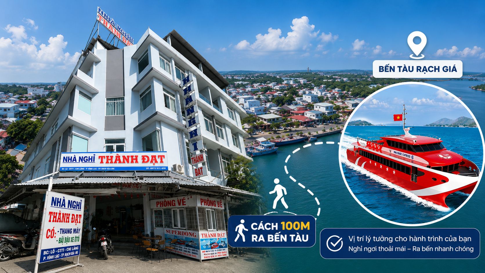 Thành Đạt Hotel - Bến tàu Rạch Giá 2